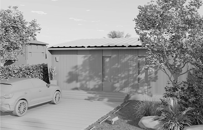 Visualizacion 3D - Vivienda Modular